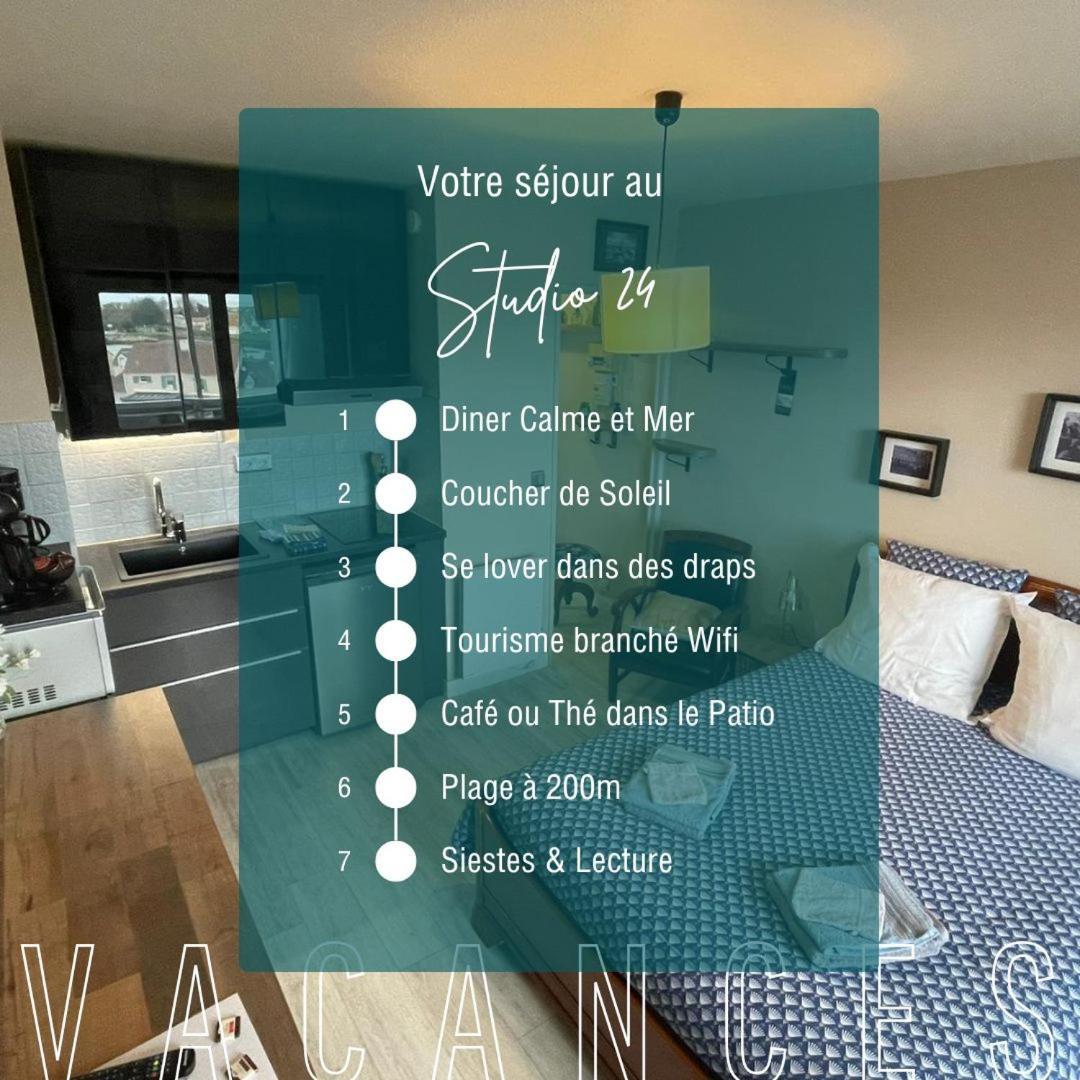Studio 24 - Coucher De Soleil & Vue Mer Courseulles-sur-Mer Εξωτερικό φωτογραφία